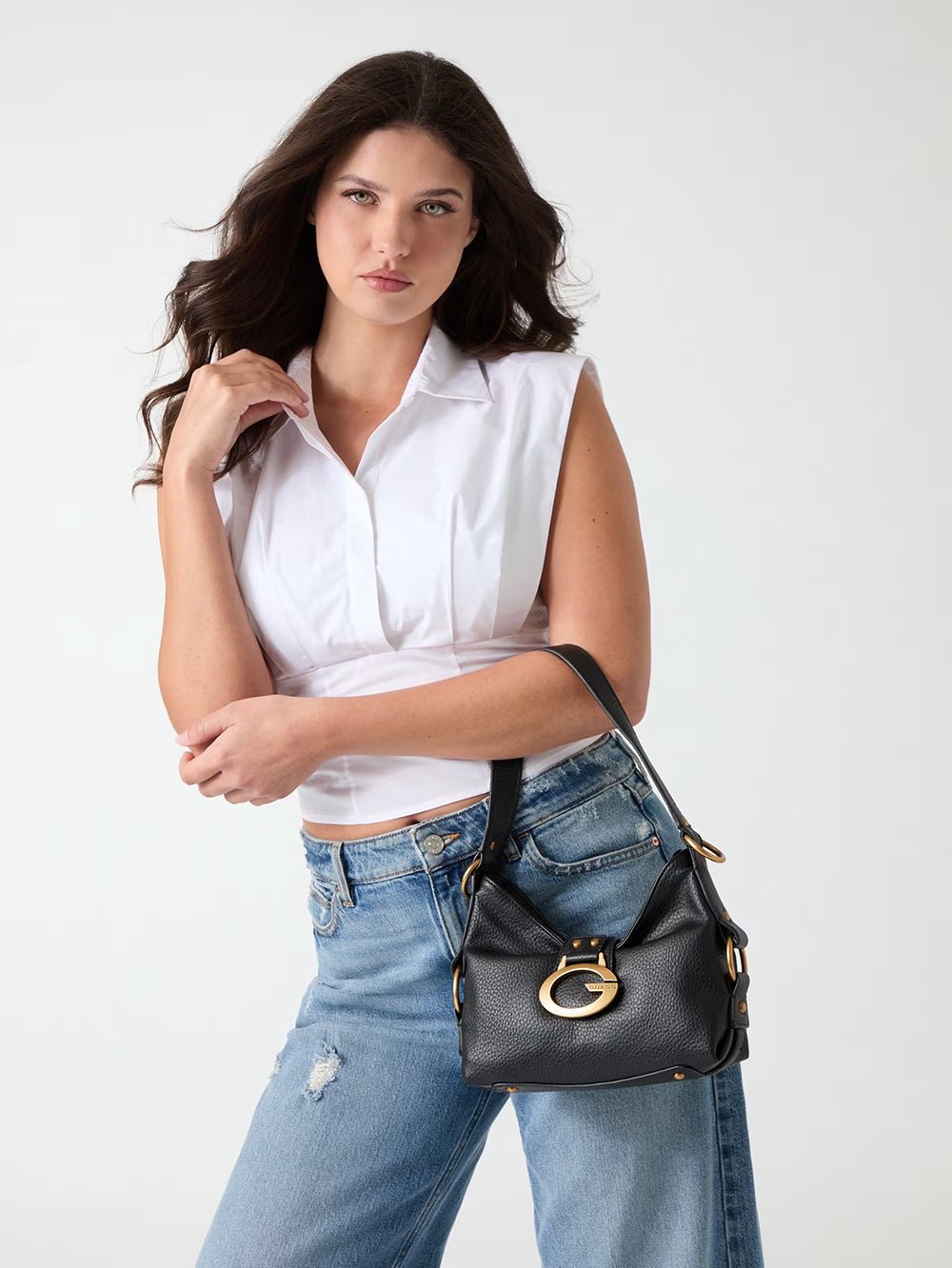 תיק Guess Camden Mini Shoulder Bag נשים