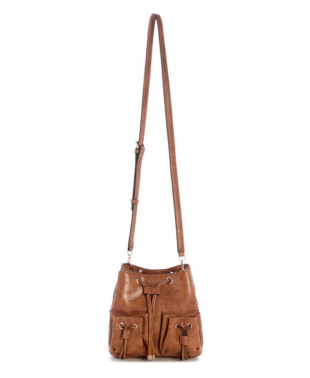 תיק Guess Theodora Drawstring Bucket נשים - gus-BG232703-COG-One-Size
