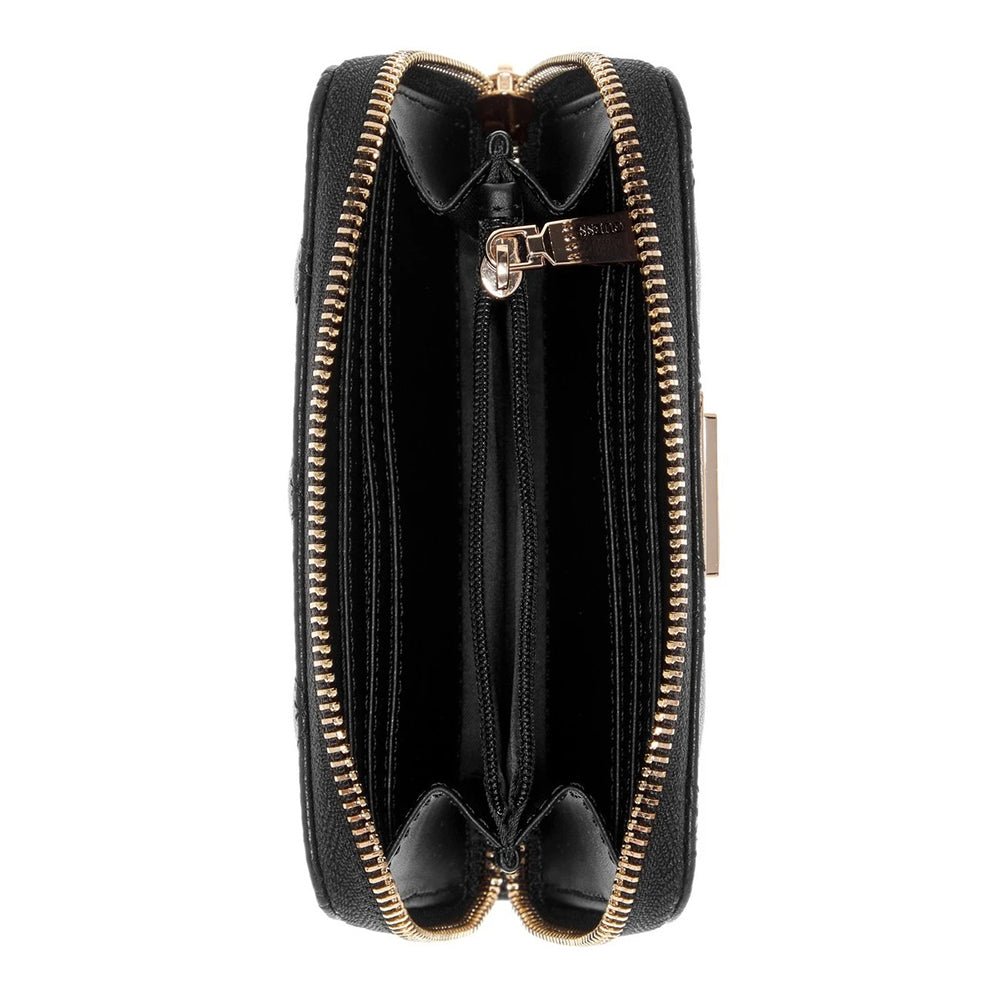 ארנק Guess Melody Slg Medium Zip Around נשים - gus-BG9735140-BLA-One-Size
