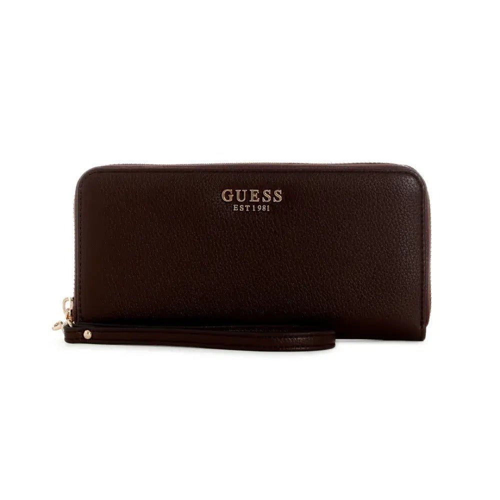ארנק Guess Melody Slg Large Zip Around נשים - gus-BG9735146-BRO-One-Size