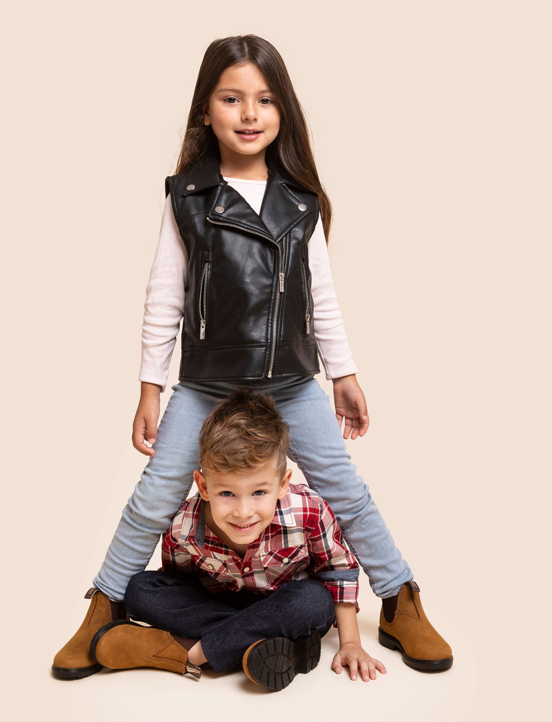 Blundstone 1563 -נעלי בלנסטון ילדים 1563 בצבע חום