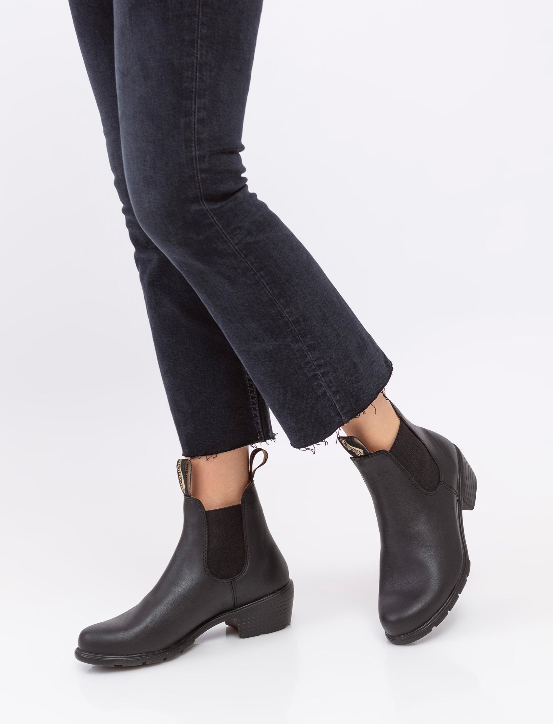 Blundstone 1671 - מגפי עקב בלנסטון נשים 1671 בצבע שחור