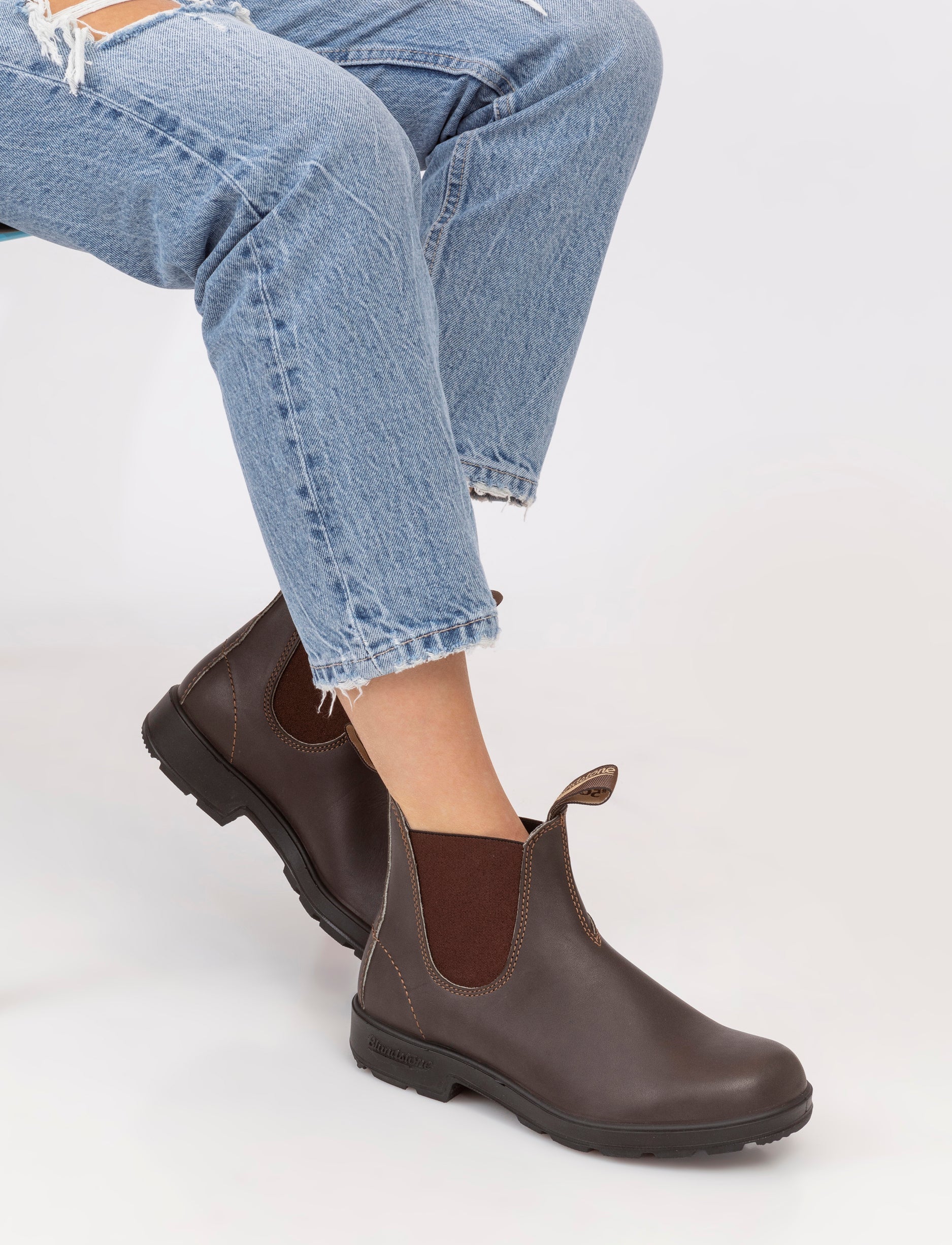 Blundstone 500- נעלי בלנסטון נשים 500 בצבע חום כהה