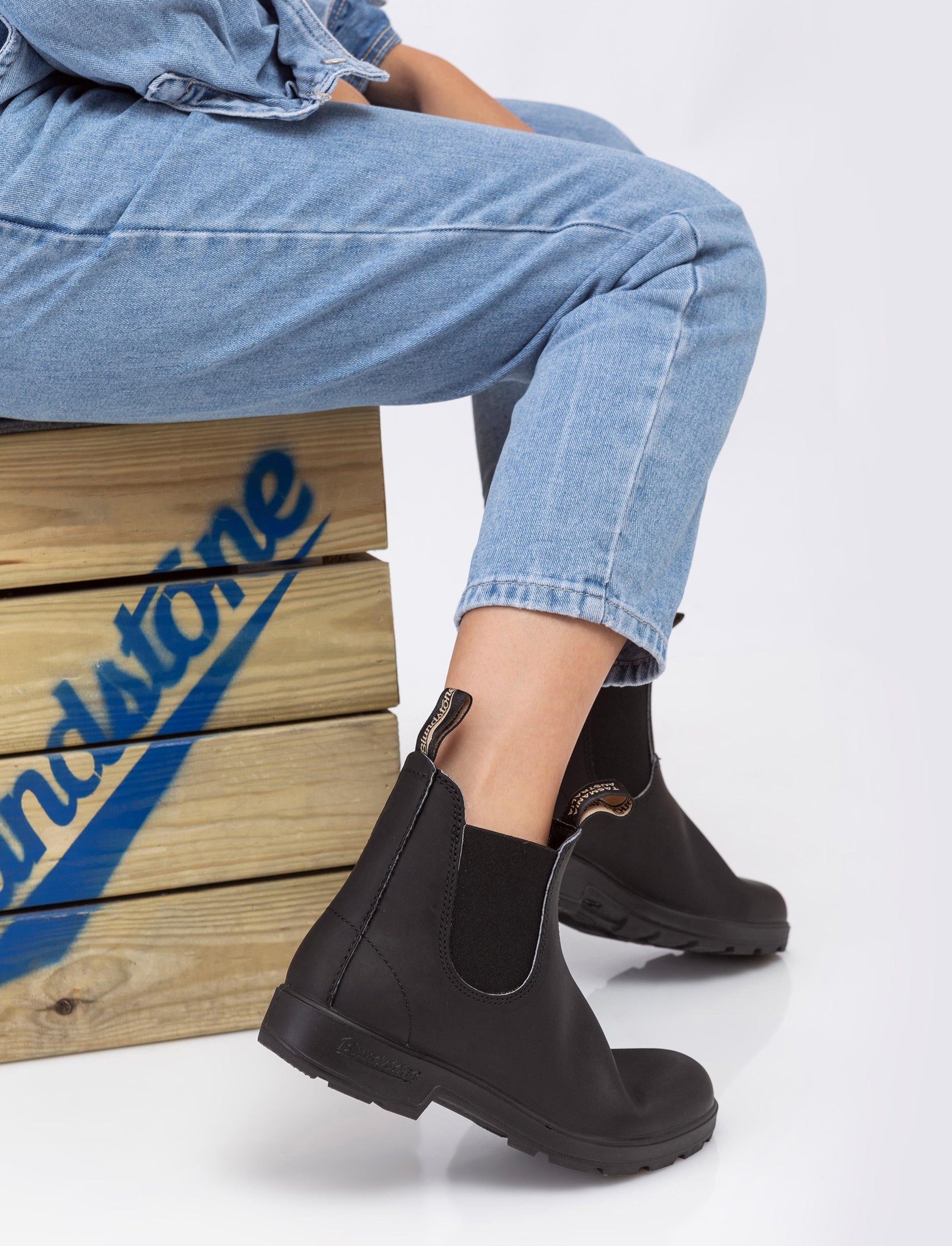 Blundstone 510- מגפי בלנסטון נשים 510 בצבע שחור