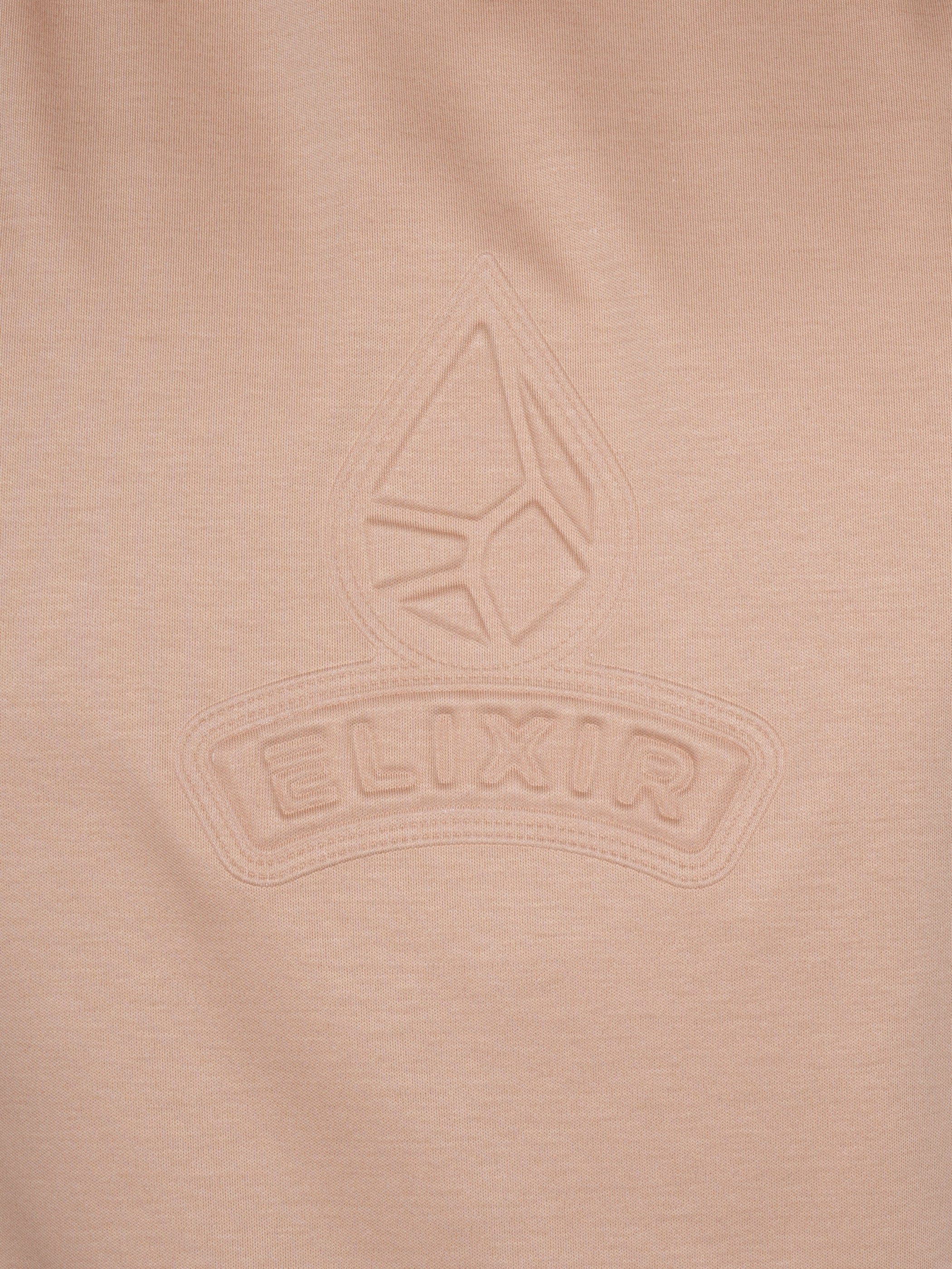 חולצת טישירט קצרה אליקסיר Center Embossed Logo גברים