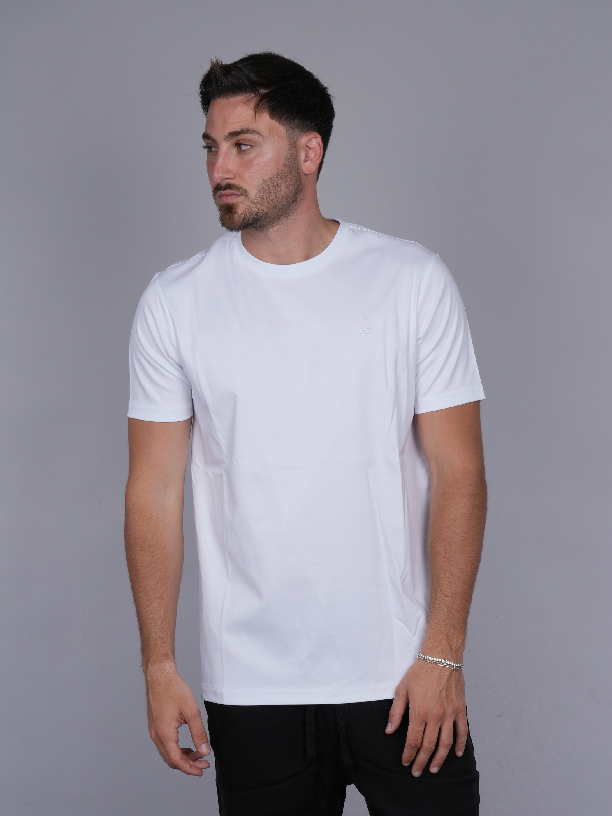 חולצת טישירט קצרה אליקסיר Basic Logo גברים