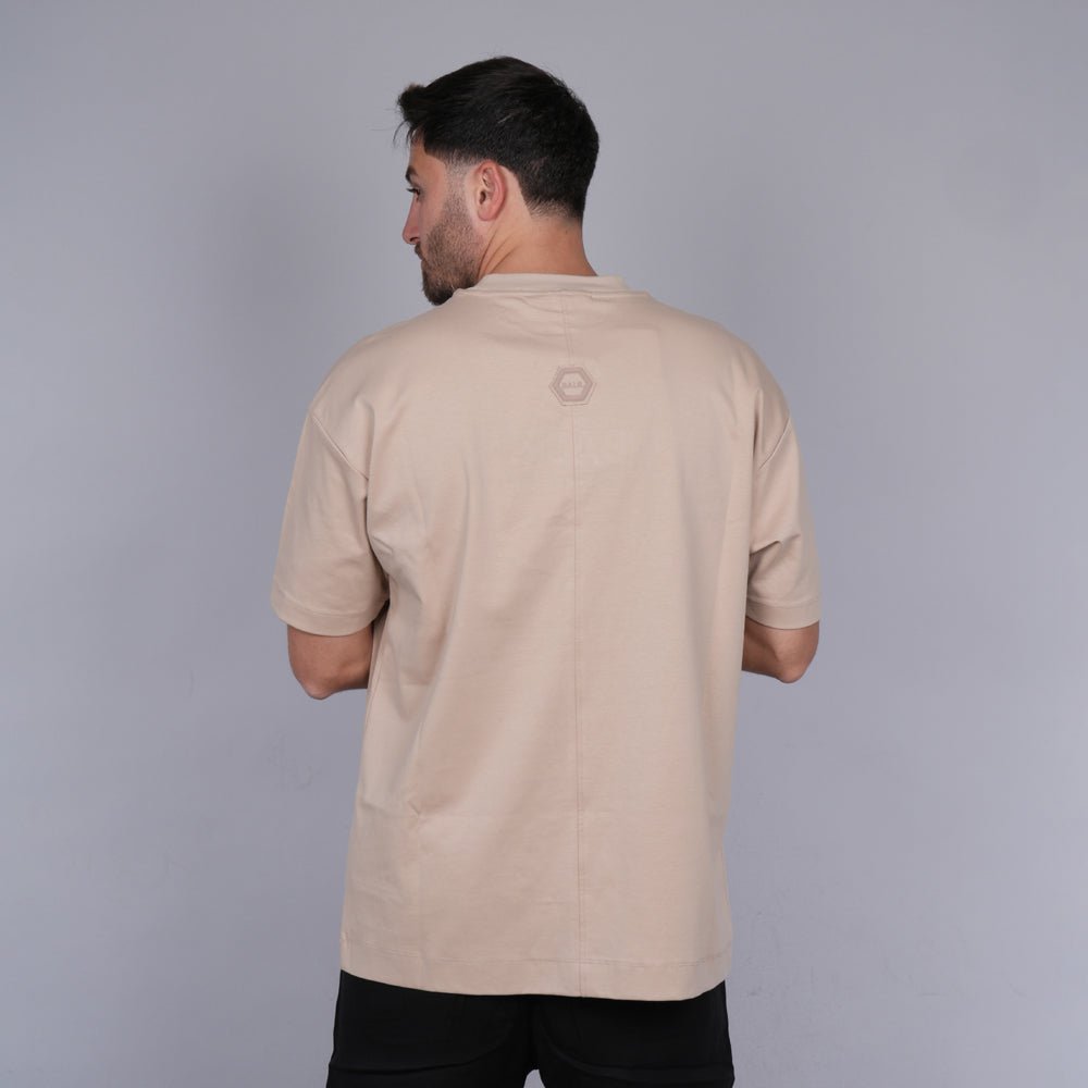 חולצת טישירט קצרה באלר Big Center Logo גברים