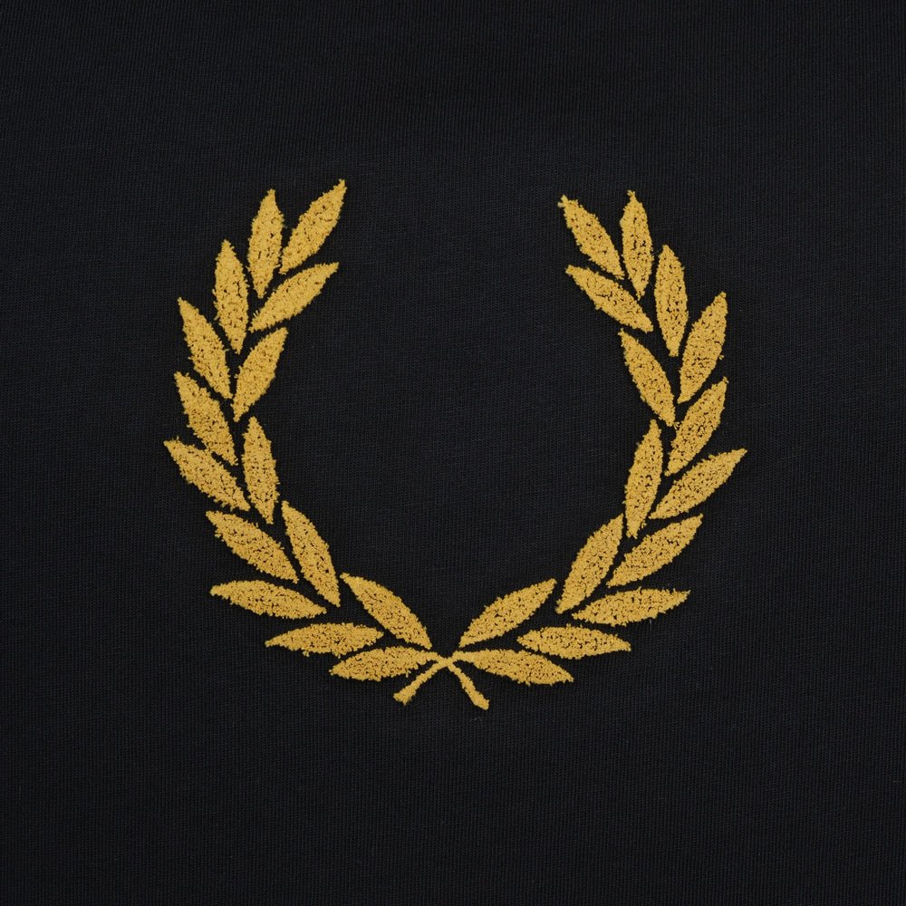 חולצת טישירט קצרה פרד פרי Textured Laure גברים