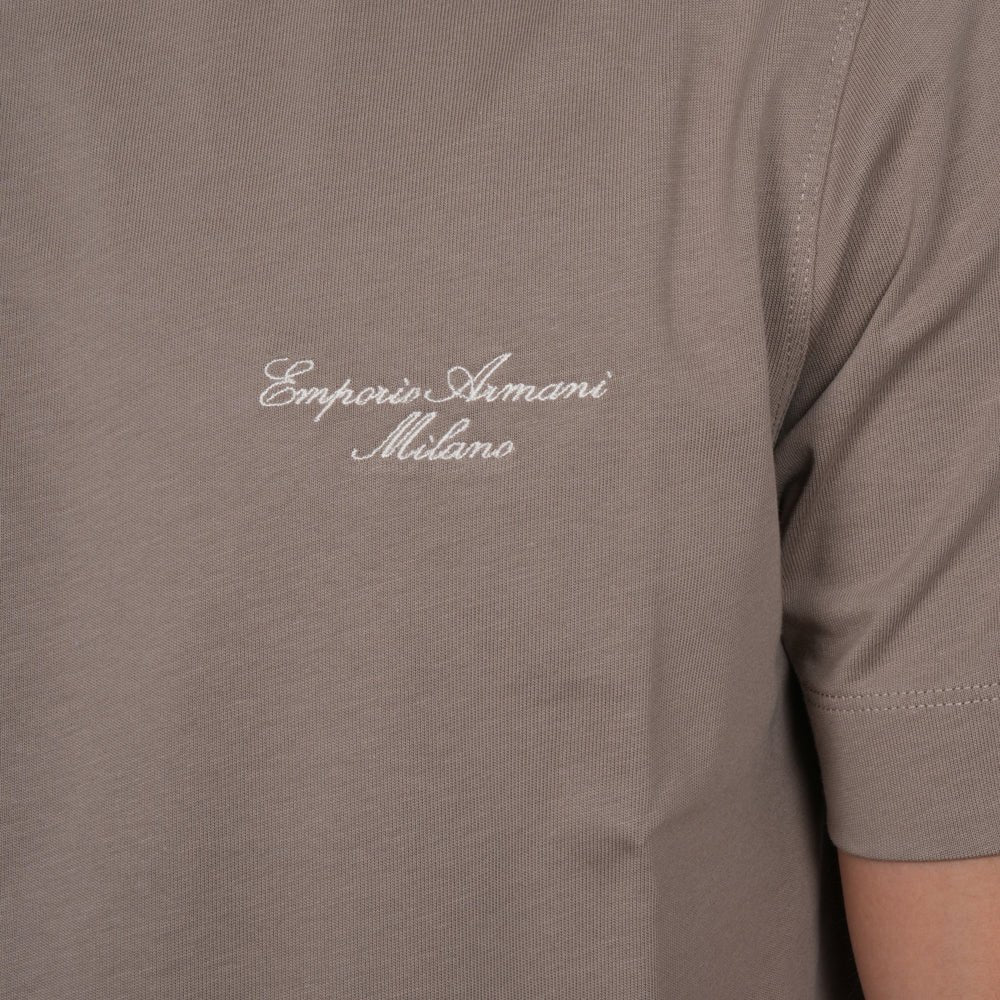 חולצת טישירט קצרה אמפוריו ארמני Signature Logo גברים
