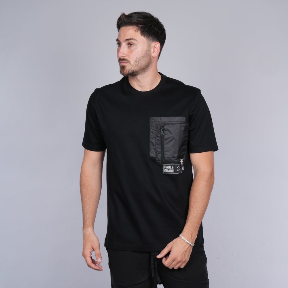 חולצת טישירט קצרה פול שארק Pocket גברים