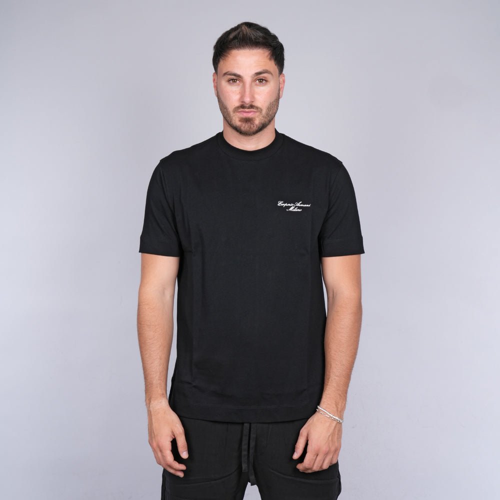 חולצת טישירט קצרה אמפוריו ארמני Signature Logo גברים