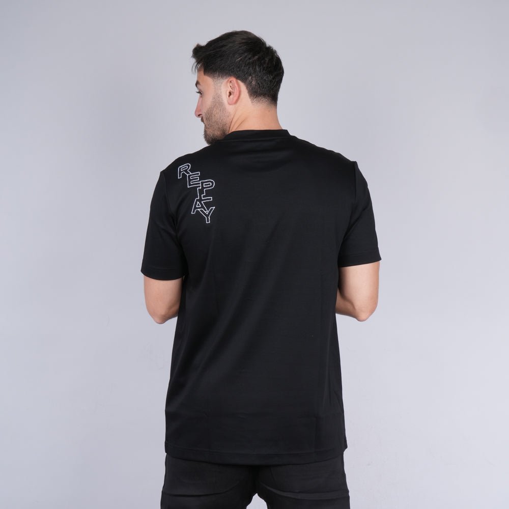 חולצת טישירט קצרה ריפליי Side Logo גברים
