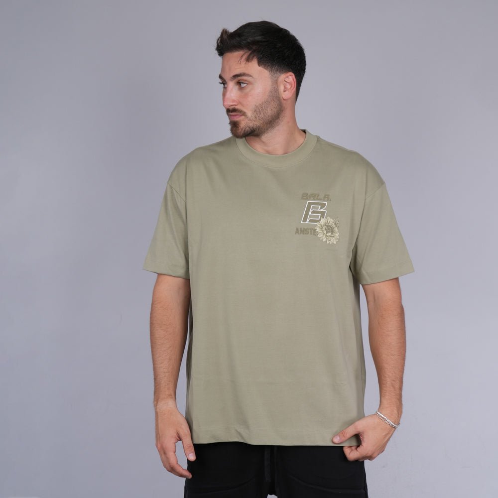 חולצת טישירט קצרה באלר Flower Logo גברים
