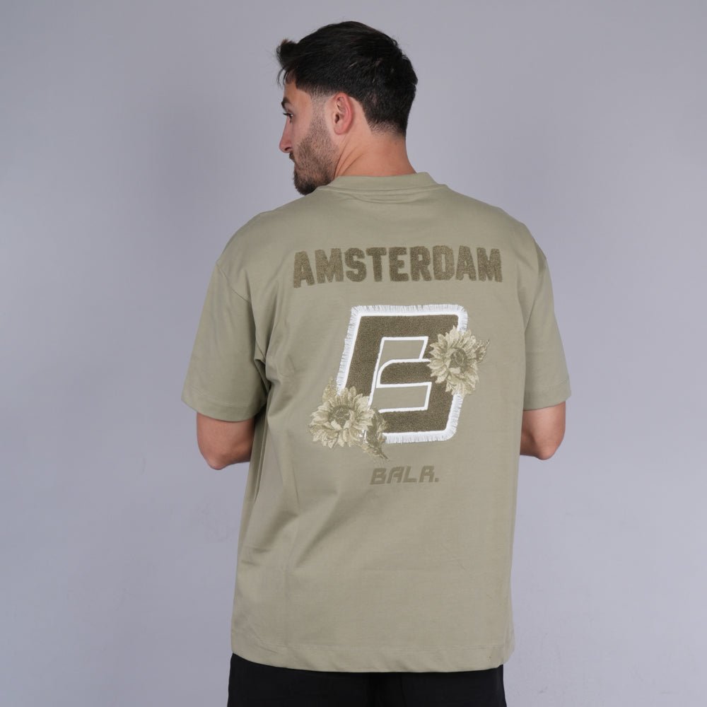 חולצת טישירט קצרה באלר Flower Logo גברים