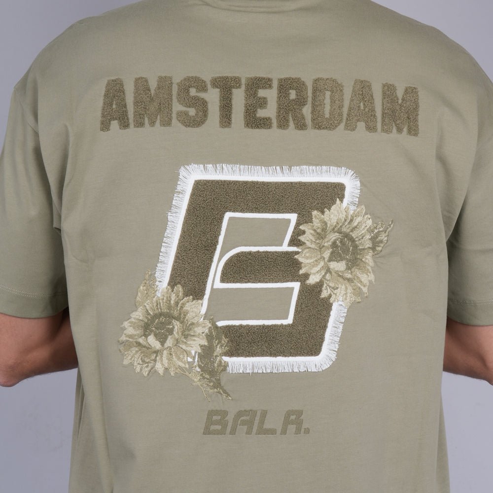 חולצת טישירט קצרה באלר Flower Logo גברים