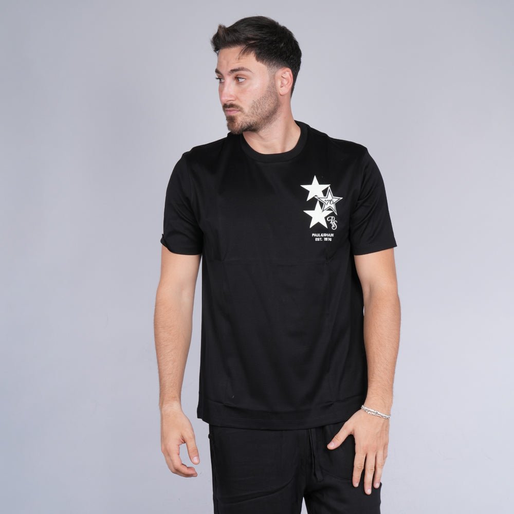 חולצת טישירט קצרה פול שארק 3 Stars גברים