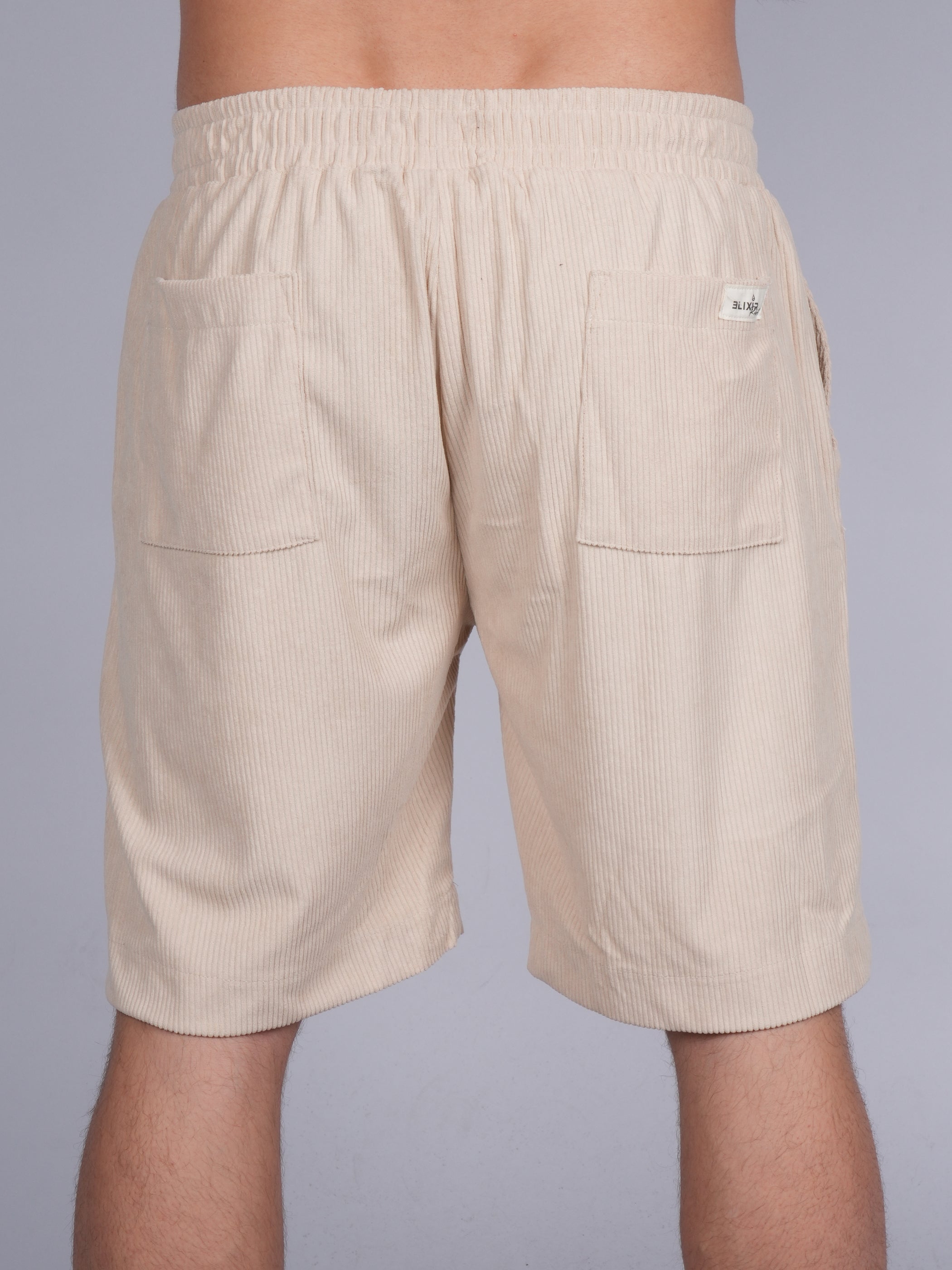 מכנס קצר אליקסיר Corduroy גברים