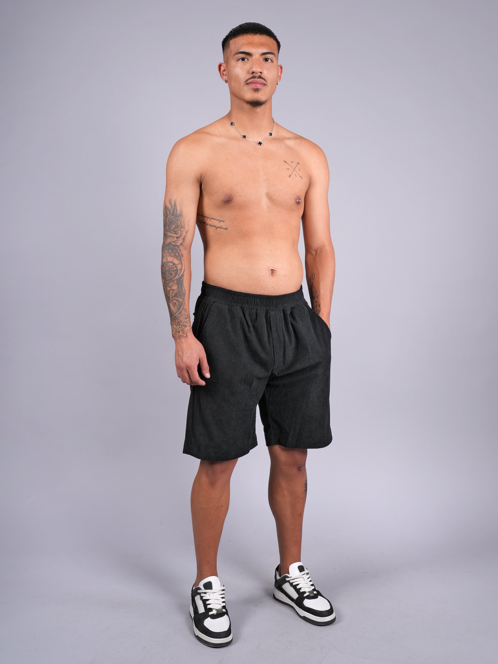 מכנס קצר אליקסיר Corduroy גברים