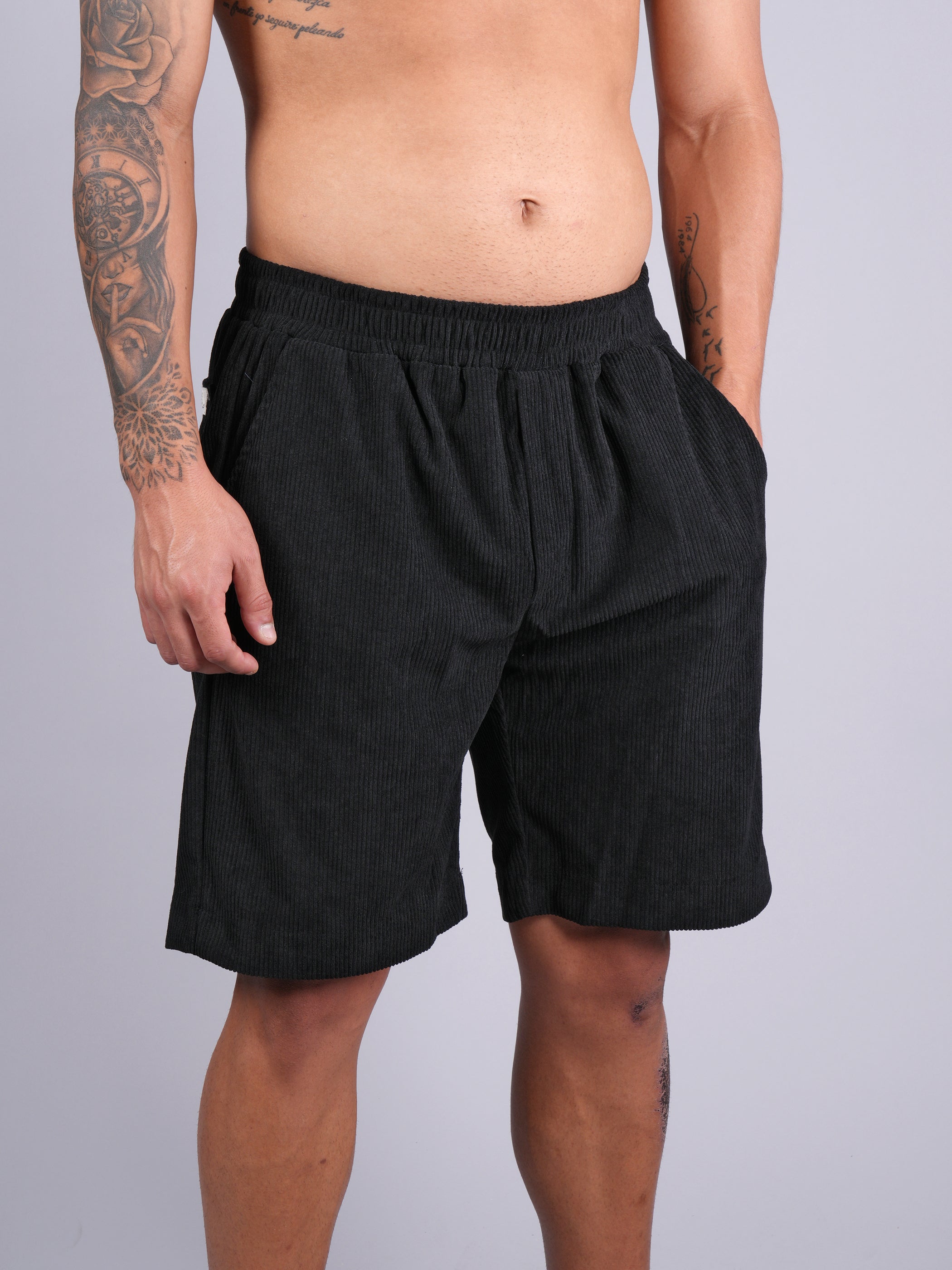 מכנס קצר אליקסיר Corduroy גברים