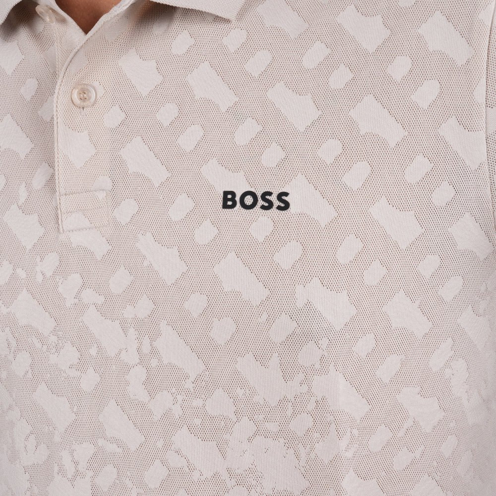 חולצת פולו הוגו בוס All Over Logo גברים