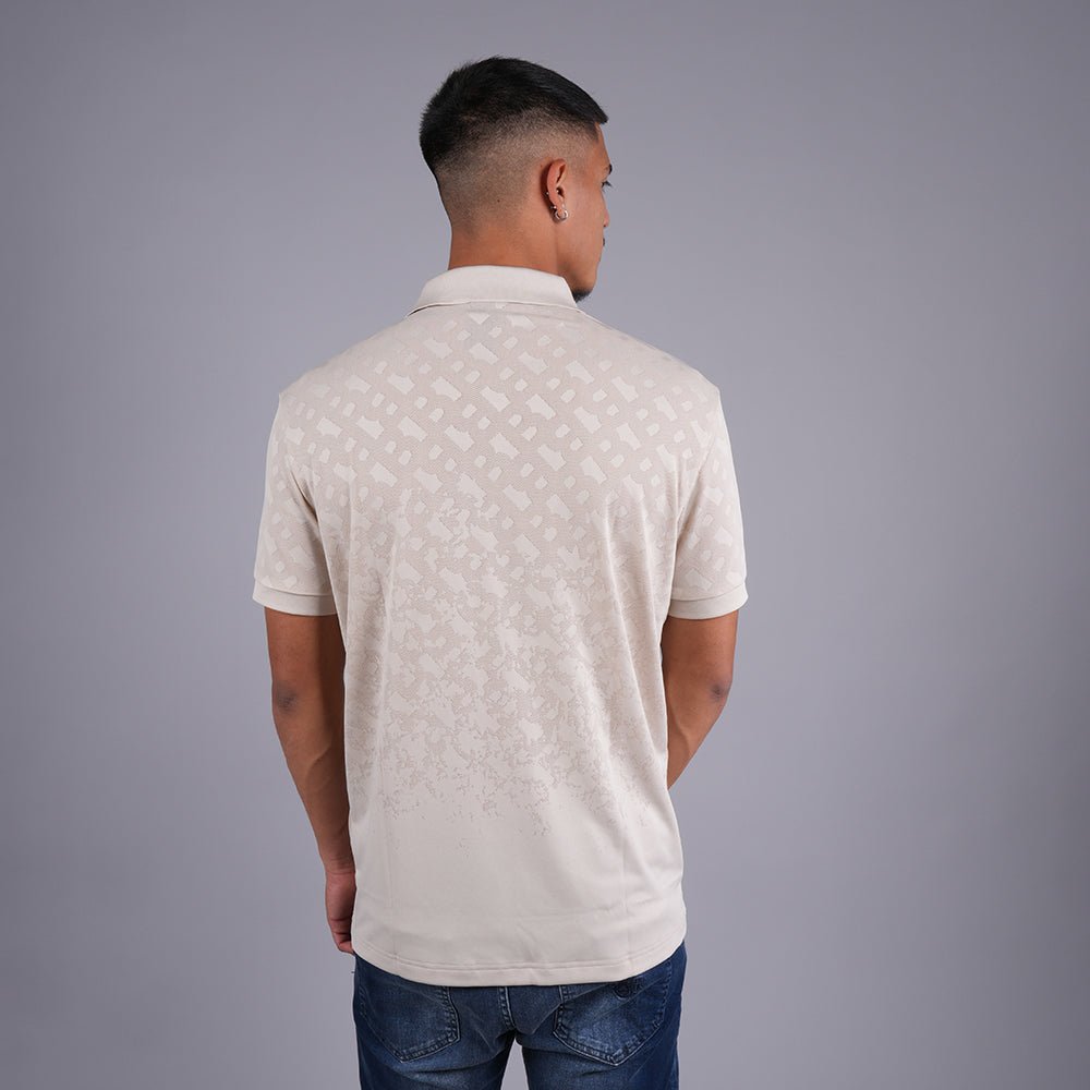 חולצת פולו הוגו בוס All Over Logo גברים