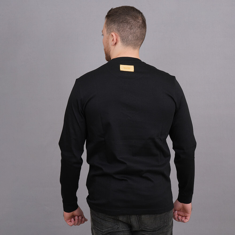 חולצת טישירט ארוכה פול שארק Hexagon logo גברים