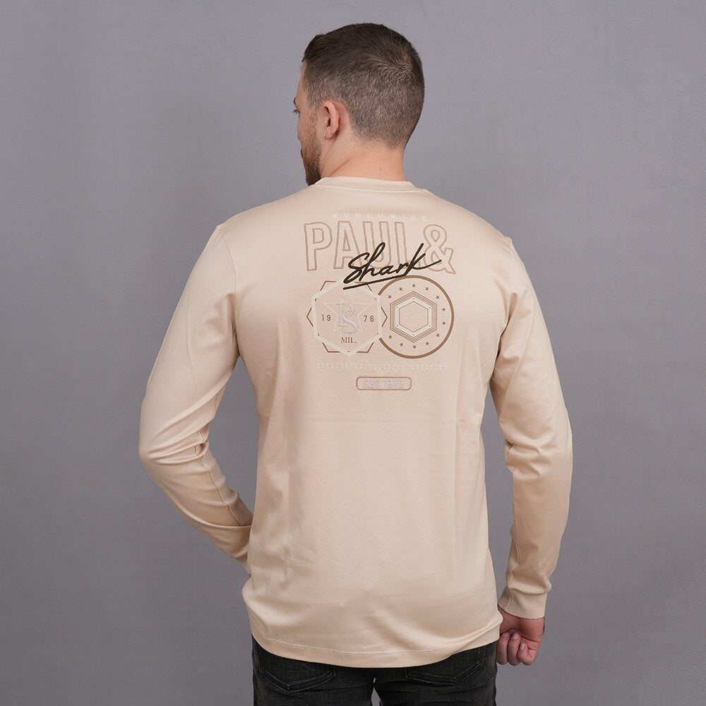 חולצת טישירט ארוכה פול שארק Center Patch גברים