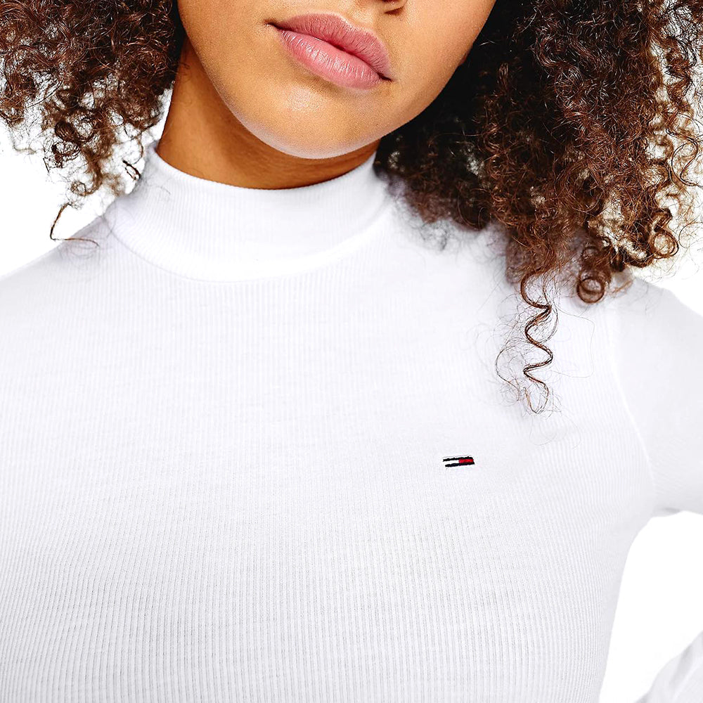 חולצת גולף ארוכה טומי הילפיגר Mock Neck נשים