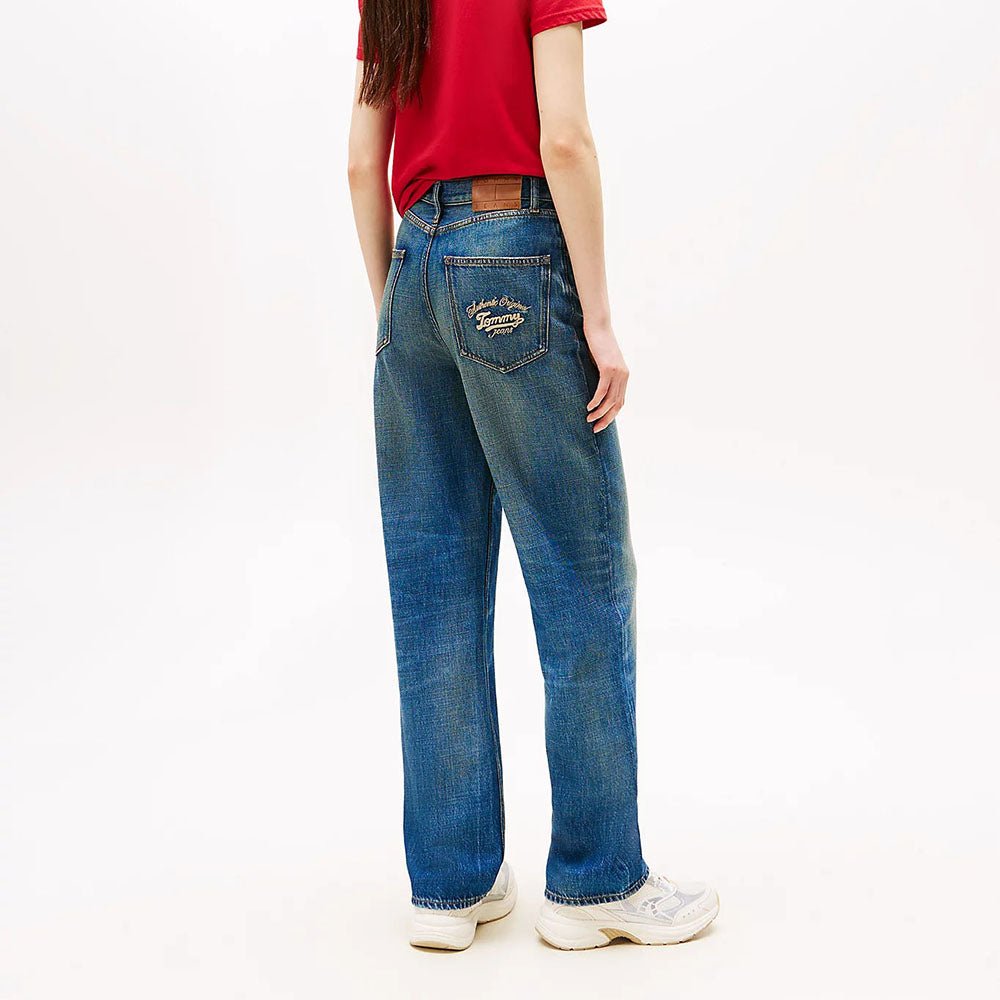 ג'ינס טומי הילפיגר Layla High Rise Slim Straight נשים