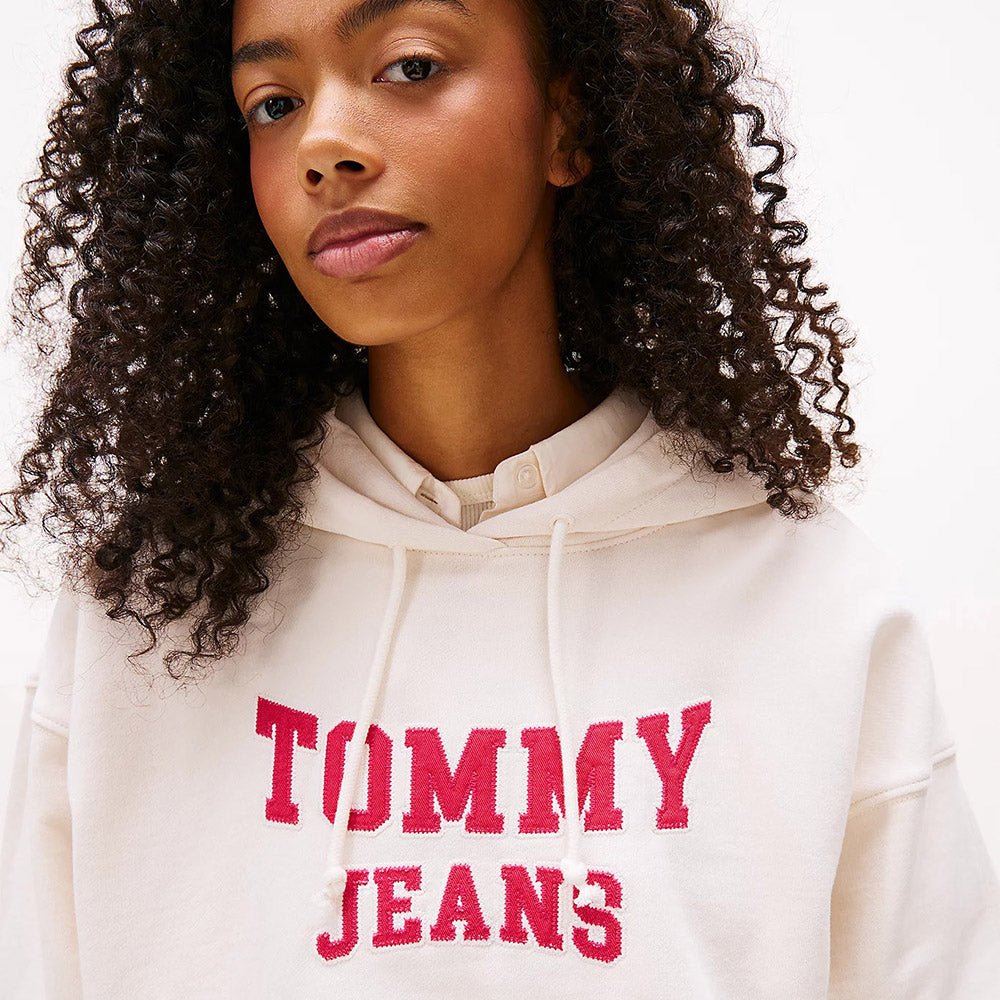 קפוצ'ון טומי הילפיגר Varsity Appliqué Logo Boxy נשים