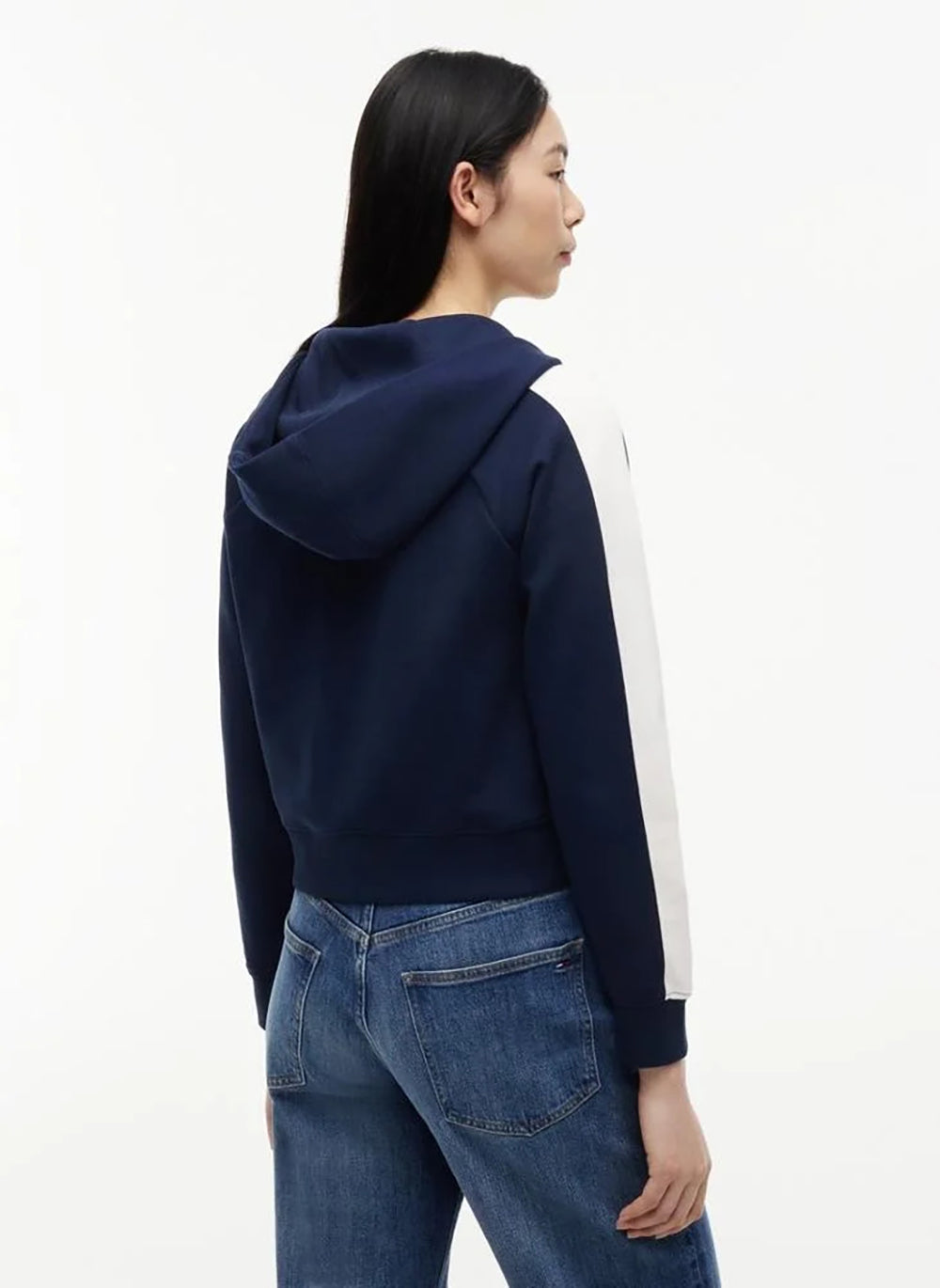 קפוצ'ון טומי הילפיגר Badge Zip-Thru Hoody נשים - thr-DW0DW23146-C1G-XS