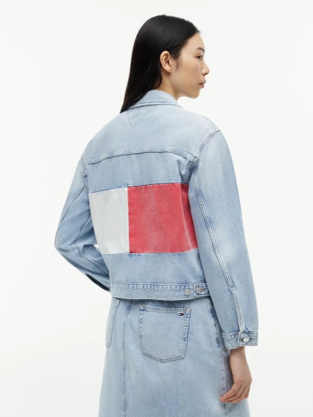 ג'ינס טומי הילפיגר Vintage Relaxed Denim Trucker נשים