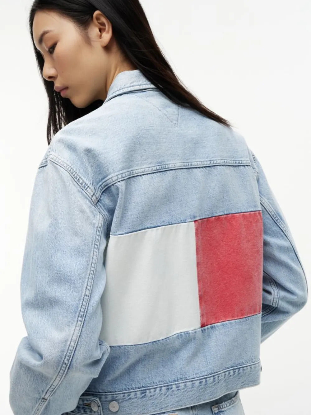 ג'ינס טומי הילפיגר Vintage Relaxed Denim Trucker נשים