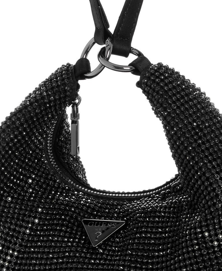 תיק Guess Jewels Wristlet Shoulder Bag נשים - gus-EM224872-BLA-One-Size