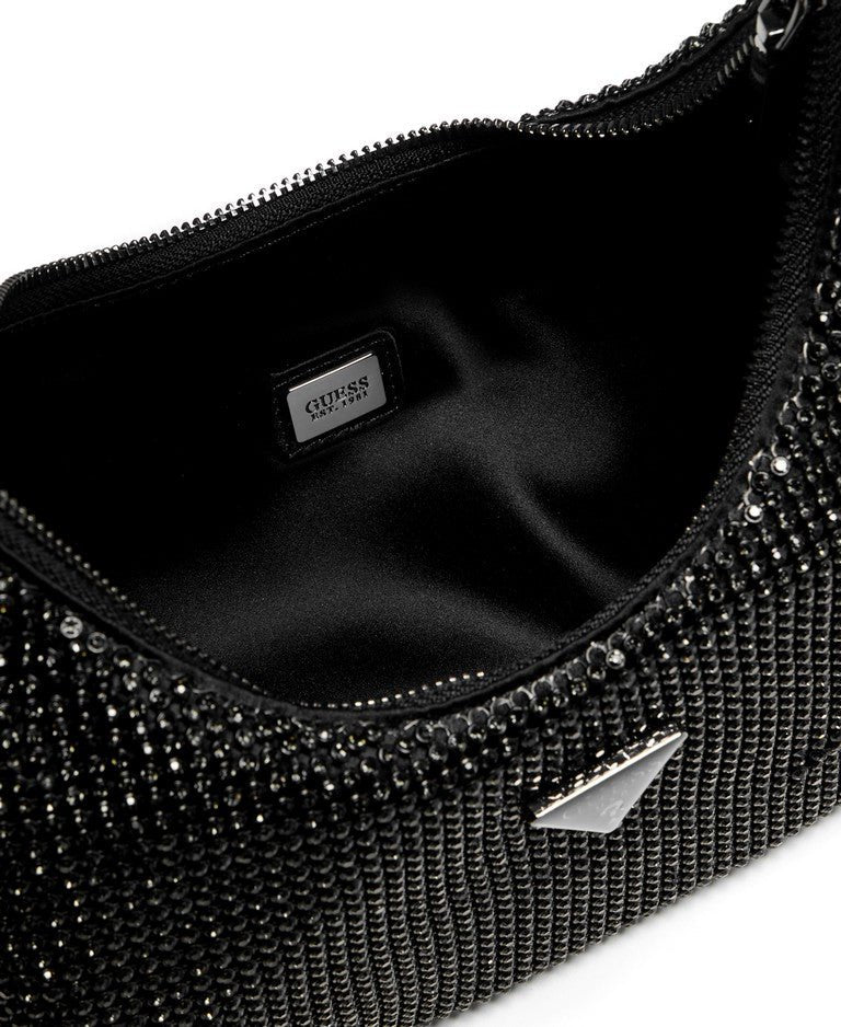 תיק Guess Jewels Wristlet Shoulder Bag נשים - gus-EM224872-BLA-One-Size