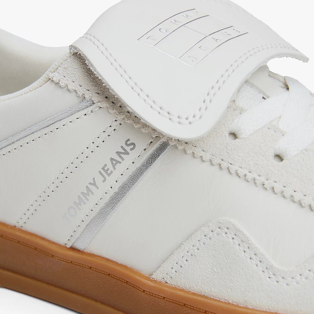 נעלי טומי הילפיגר The Greenwich Metallic Leather Trainers נשים