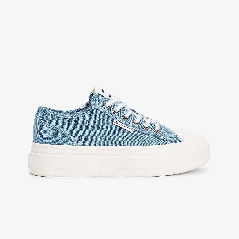 נעלי טומי הילפיגר Denim Platform Trainers נשים