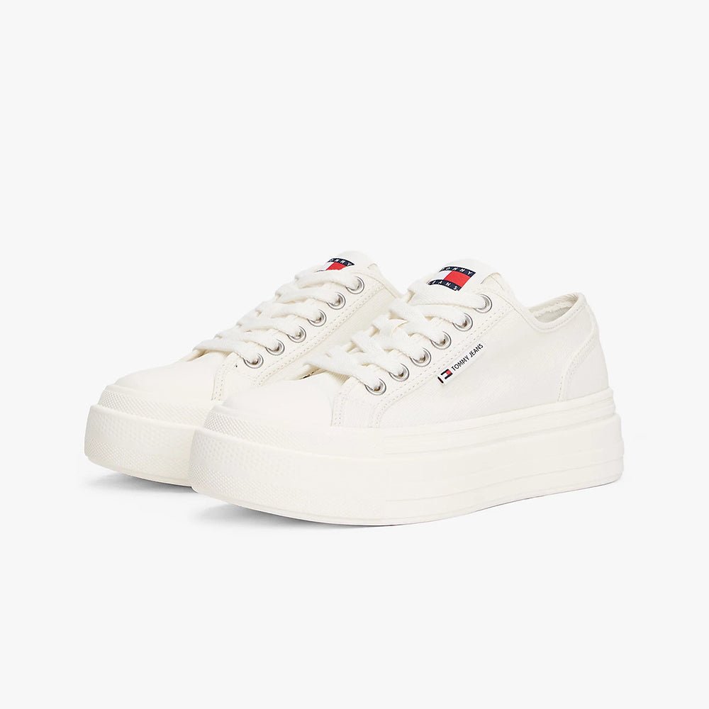 נעלי טומי הילפיגר Denim Platform Trainers נשים