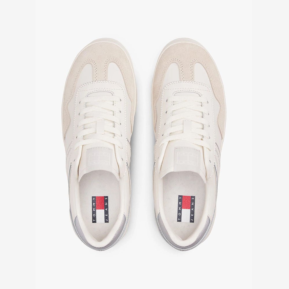 נעלי טומי הילפיגר The Greenwich Platform Trainers With Leather נשים