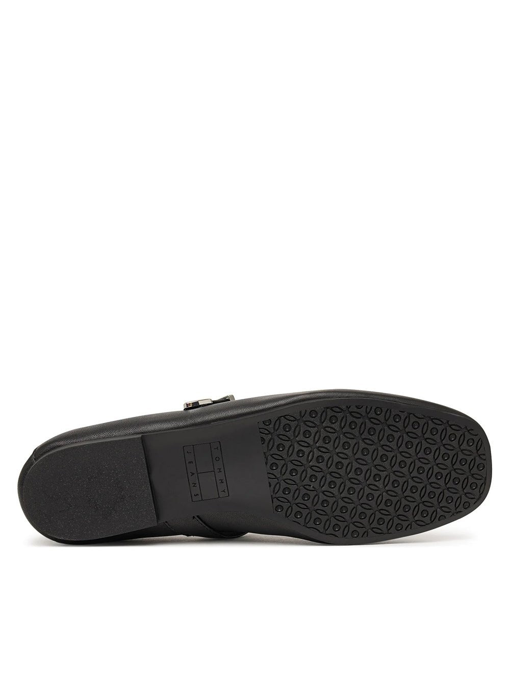 נעלי טומי הילפיגר Suede Buckle Square Toe Ballerinas נשים