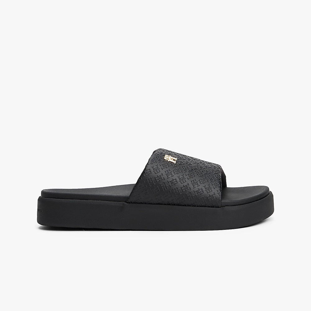 כפכפי טומי הילפיגר Embossed Th Monogram Platform Pool נשים