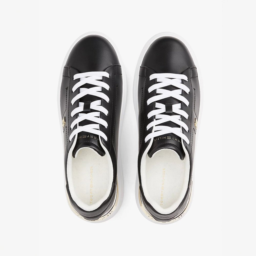 נעלי טומי הילפיגר Leather TH Monogram Court Trainers נשים