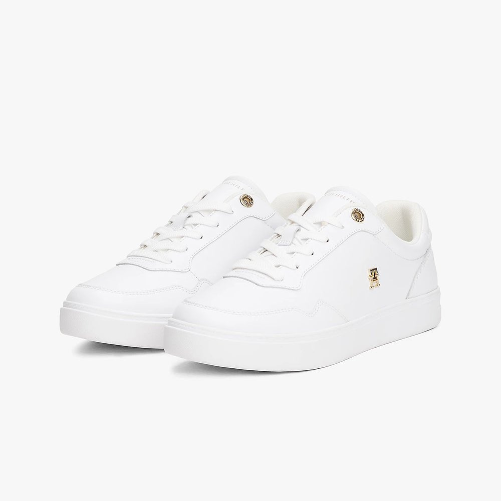 נעלי טומי הילפיגר Leather TH Monogram Court Trainers נשים