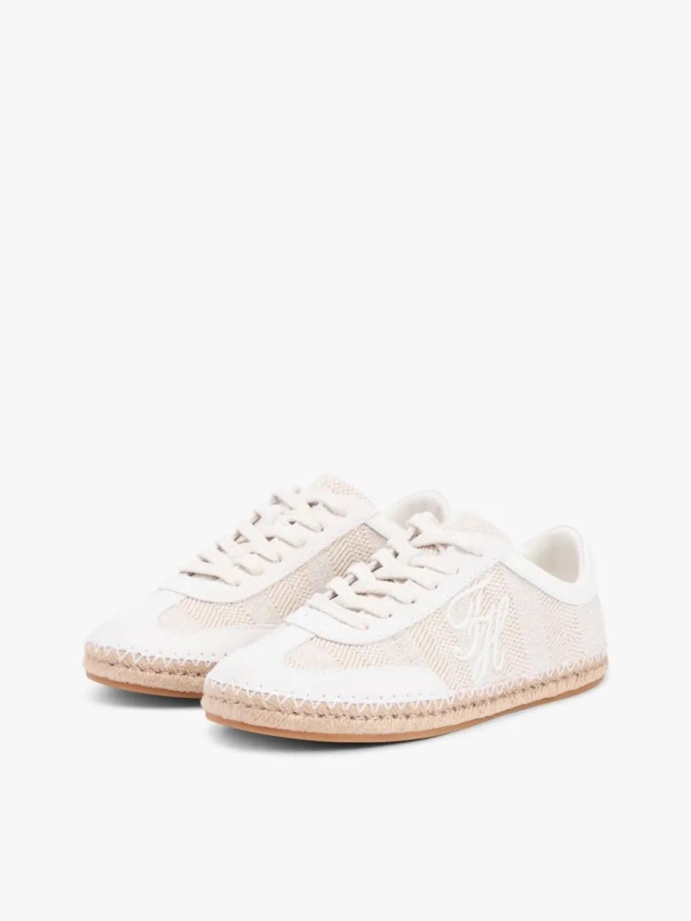 נעלי טומי הילפיגר Woven Logo Embroidery Rope Trainers נשים