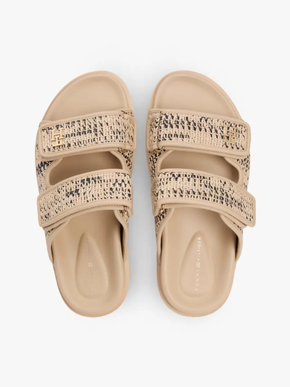 כפכפי טומי הילפיגר Monogram Double Strap נשים