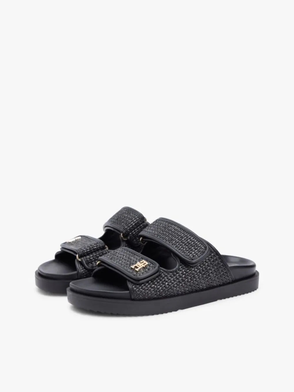 כפכפי טומי הילפיגר Monogram Double Strap נשים