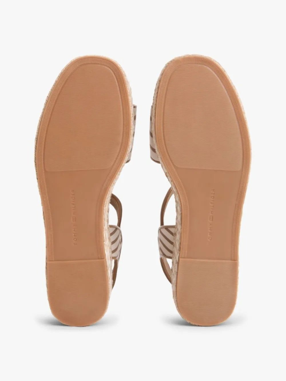 סנדלי טומי הילפיגר Breton Stripe Platform Wedge Espadrilles נשים