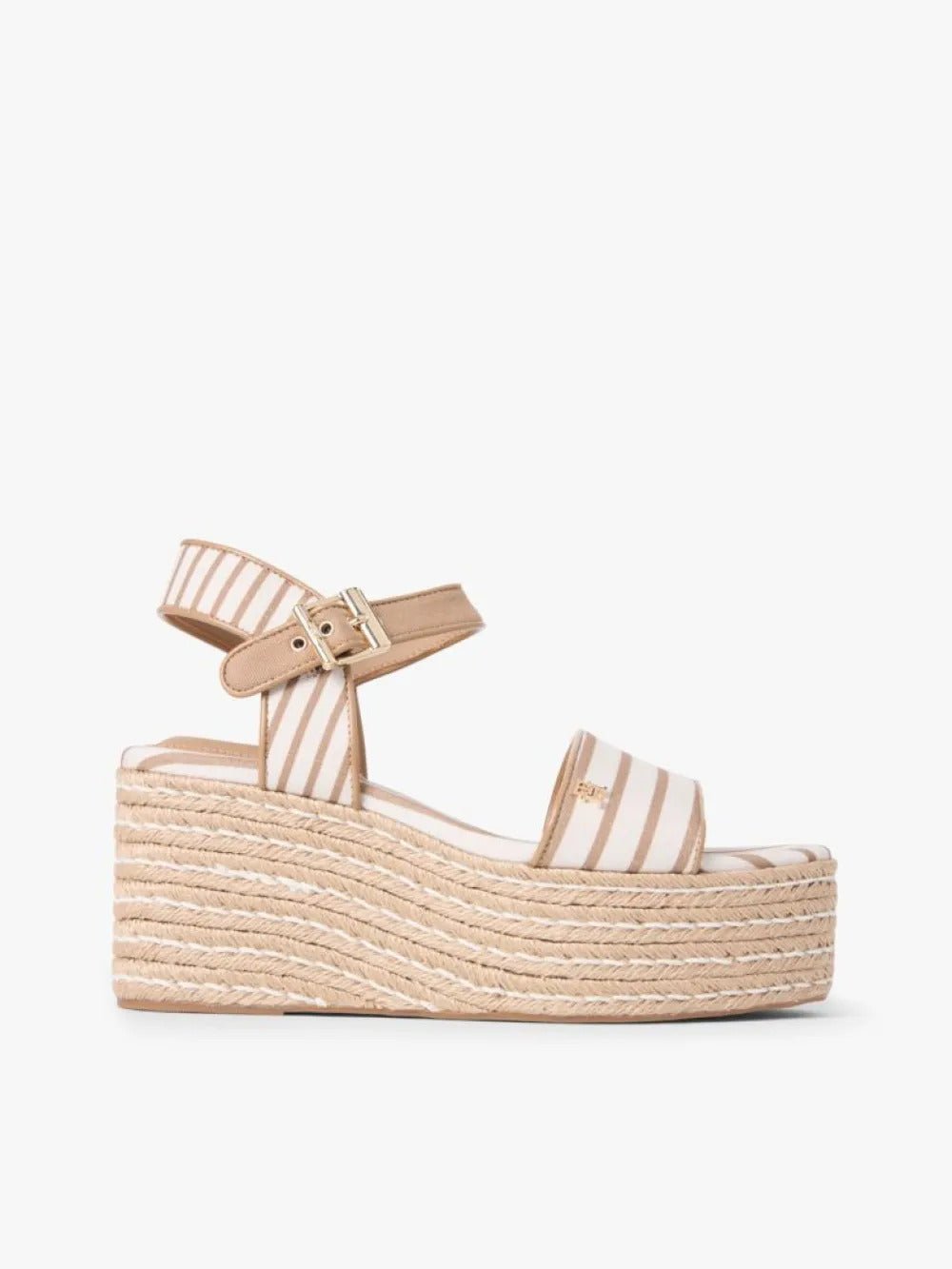 סנדלי טומי הילפיגר Breton Stripe Platform Wedge Espadrilles נשים