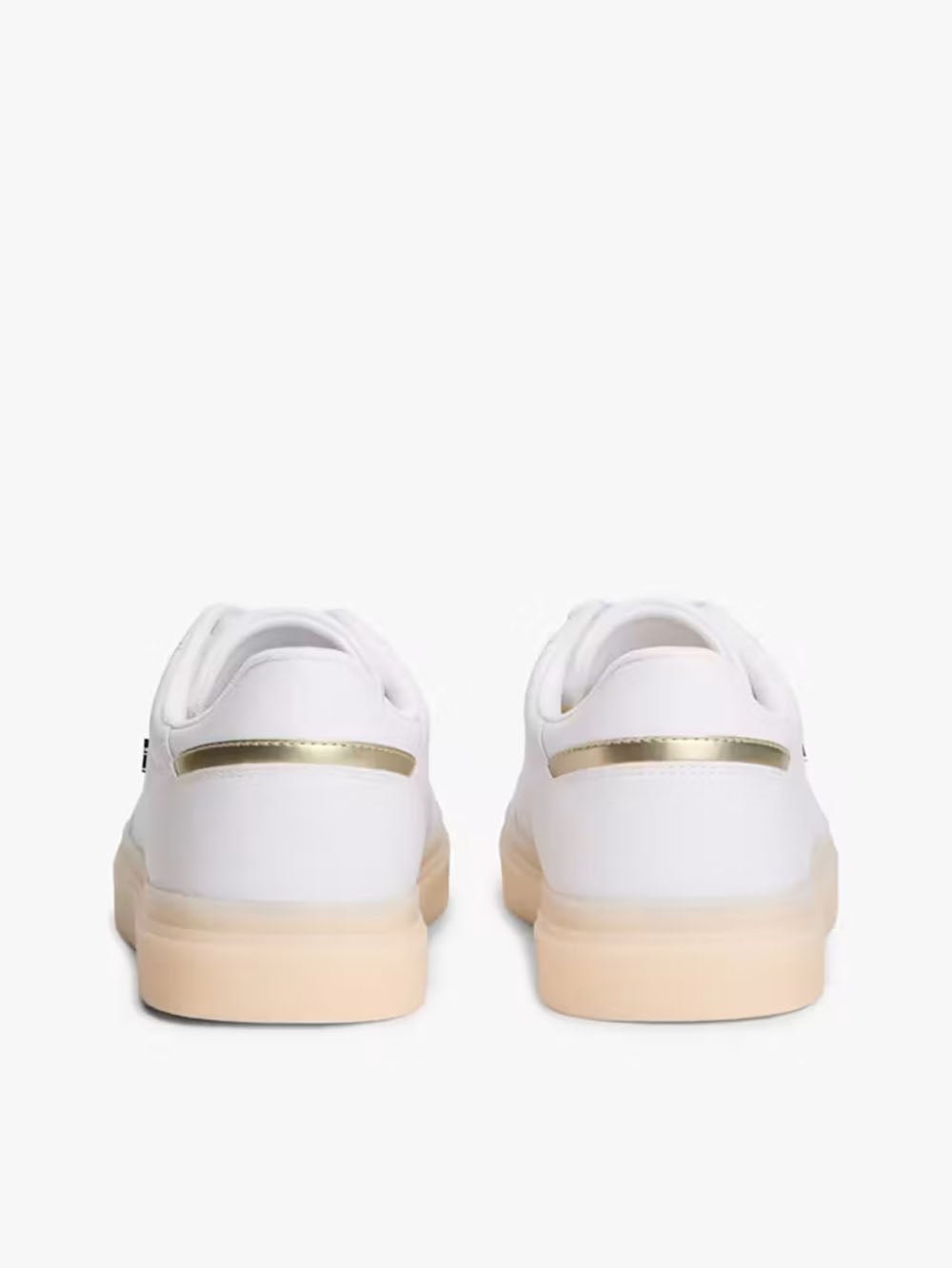 נעלי טומי הילפיגר Monogram Leather Trainers נשים
