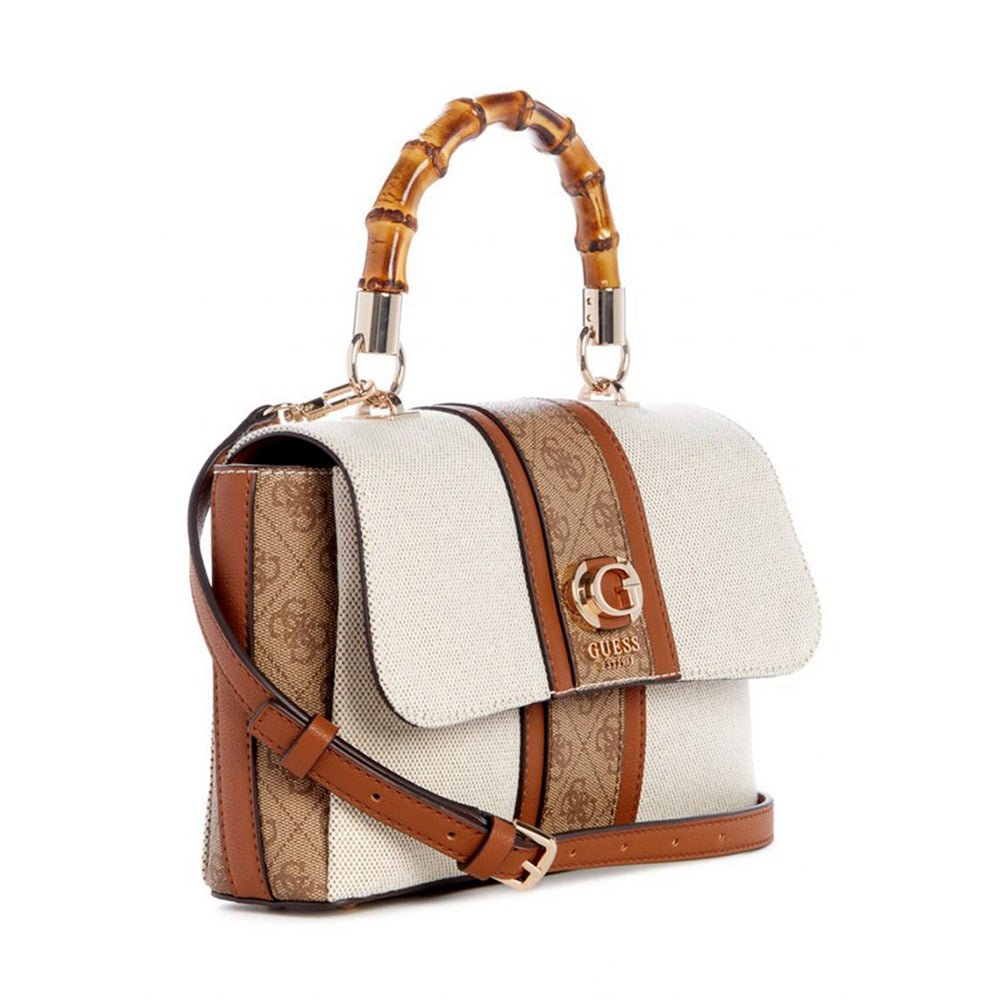 תיק Guess Kerima Bamboo Top Handle Flap נשים